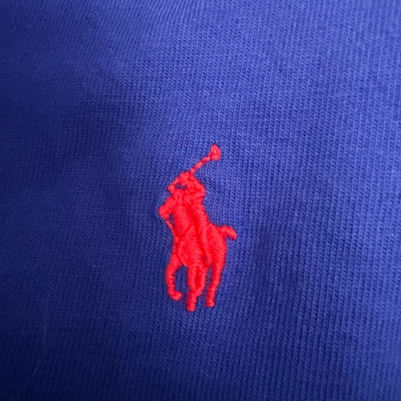 Polo by Ralph Lauren Blue and Navy Kids Long Sleeve Shirt - Picture 3 of 7